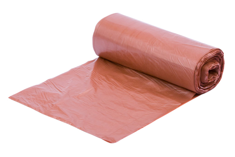 Rubbish Bag Coreless Brown Bin Liner - Direct Business Supplies