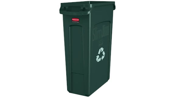 Rubbermaid Slim Jim Container with Venting Channels