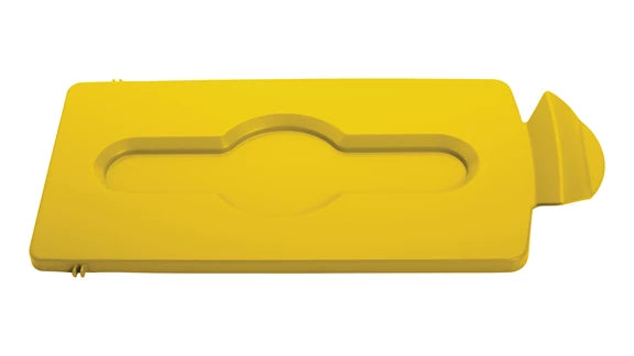 Rubbermaid Slim Jim Recycling Station Closed Waste Lid